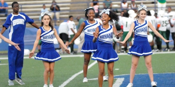 Bryant Middle School eighth grade halftime performances