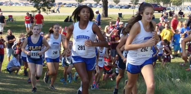 Lady Hornets’ partial squad finishes ninth at Russellville meet