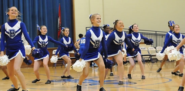 Bryant Middle School seventh grade dance, cheer