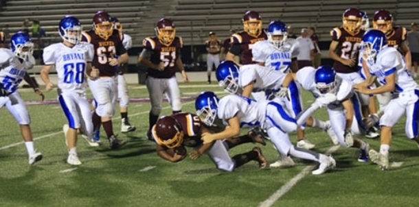Freshman Hornets B team at Lake Hamilton