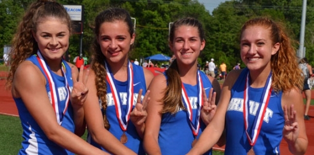 Lady Hornets pick up Meet of Champs medals in four events