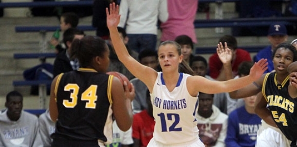 Freshman Lady Hornets earn their first victory