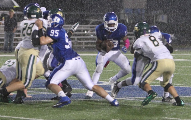 Hornets fend off Airedales after lightning delay