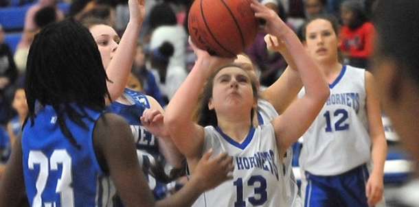 Bryant Blue vs. Bryant White seventh grade girls