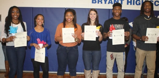 Track athletes honored at Senior Night
