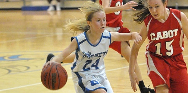 Bryant White seventh grade girls suffer close loss in season opener