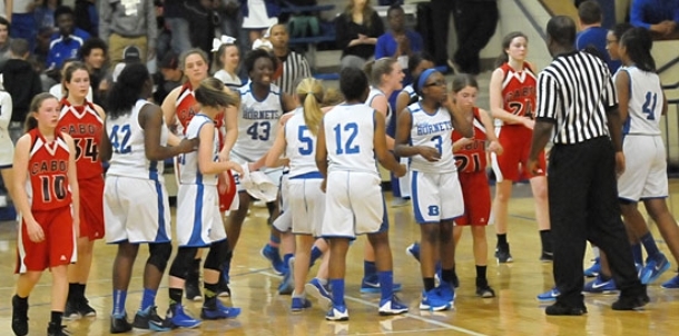 Bryant White eighth grade girls rally to complete undefeated season