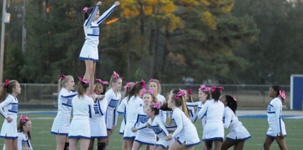 Bryant Middle School dance, cheer entertain