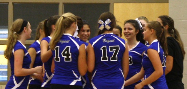 Freshman girls notch conference road win