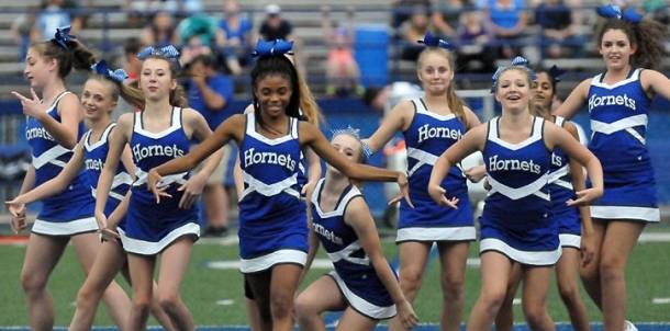 Blue-White halftime performance