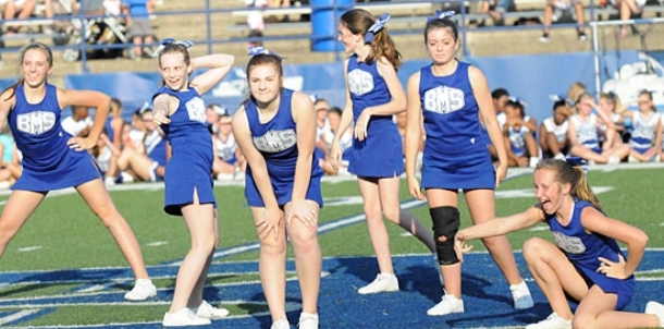 Tuesday night cheer, dance