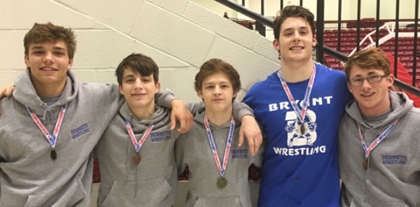Hornets third at conference meet, head to State this weekend