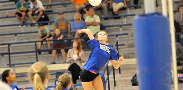 Bryant freshmen at Lady Hornets volleyball showcase