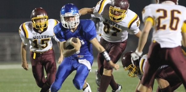 Offensive line, backs make way for 33-8 win for Hornets freshmen
