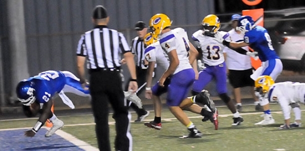 Hornets’ ground game against Catholic just short of school record