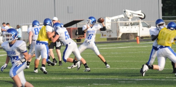 Freshman Hornets get a feel for speed of the game at scrimmage