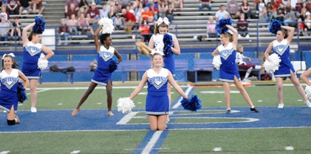 Bryant Middle School cheer, dance