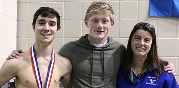 Combs sets new school mark in State diving competition