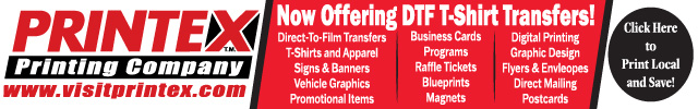 Advertisement image for Printex Printing Company