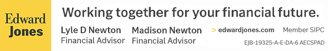 Advertisement image for Edward Jones Lyle and Madison Newton