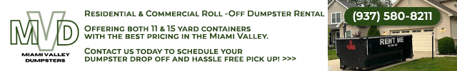 Advertisement image for  Miami Valley Dumpsters