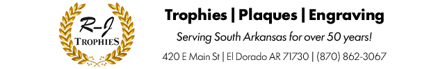 Advertisement image for R-J Trophies
