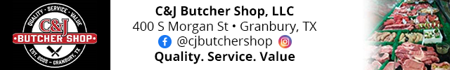 Advertisement image for C & J Butcher Shop