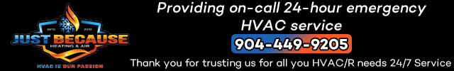 Advertisement image for Just Because Heating and Air LLC