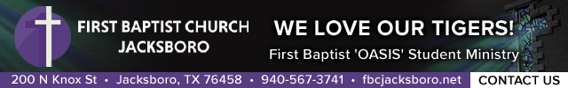 Advertisement image for First Baptist Church Jacksboro