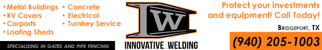 Advertisement image for Innovative Welding LLC