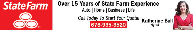 Advertisement image for Katherine Ball State Farm Agent 
