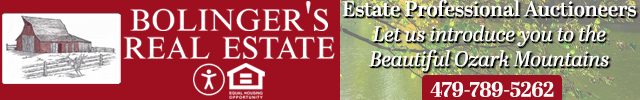 Advertisement image for Bolingers Real; Estate Professional Auctionerrs 