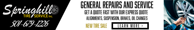 Advertisement image for Springhill Tire Service, Inc
