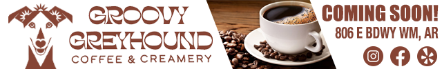 Advertisement image for Groovy Greyhound Coffee & Creamery