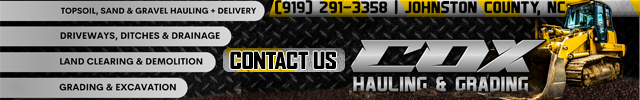 Advertisement image for Cox Hauling & Grading