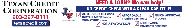 Advertisement image for Texan Credit Corporation
