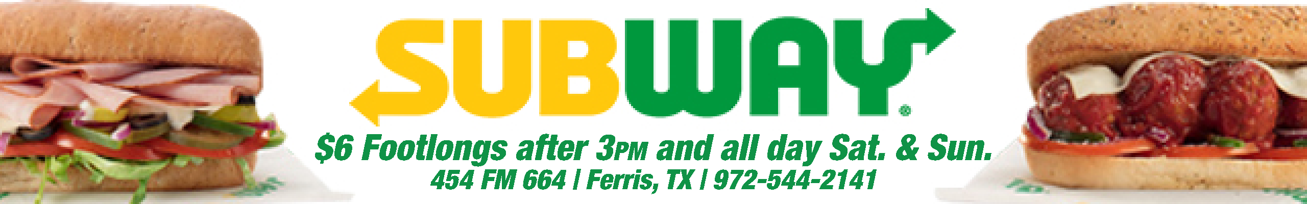 Advertisement image for Subway