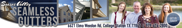 Advertisement image for Brazos Valley Seamless Gutters