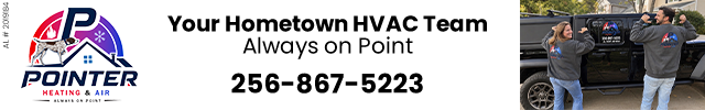 Advertisement image for Pointer Heating and Air