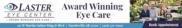 Advertisement image for Laster Eye Center - Fayetteville