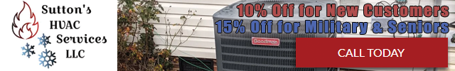 Advertisement image for Sutton's HVAC Services