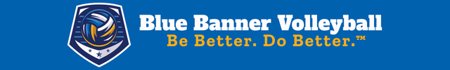 Advertisement image for Blue Banner Volleyball