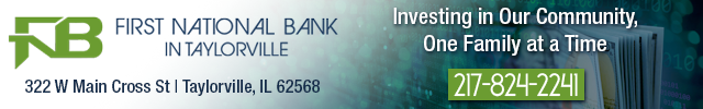Advertisement image for First National Bank In Taylorville