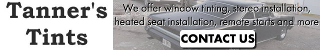 Advertisement image for Tanner's Tints