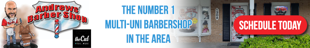Advertisement image for Andrew's Barbershop