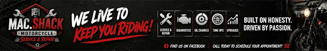 Advertisement image for Mac's Shack Motorcycle Service & Repair