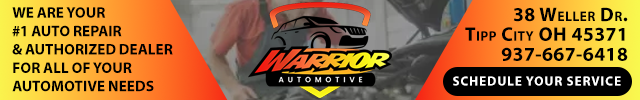 Advertisement image for Warrior Racing and Automative