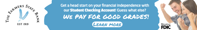 Advertisement image for The Farmers State Bank