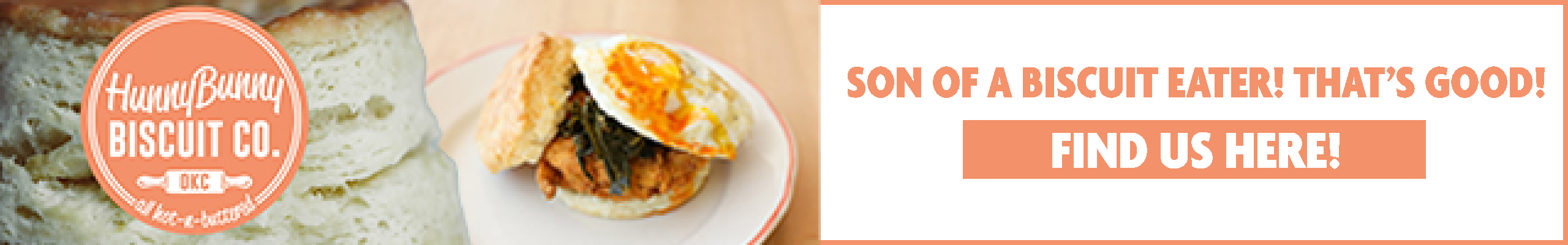 Advertisement image for HunnyBunny Biscuit Co.