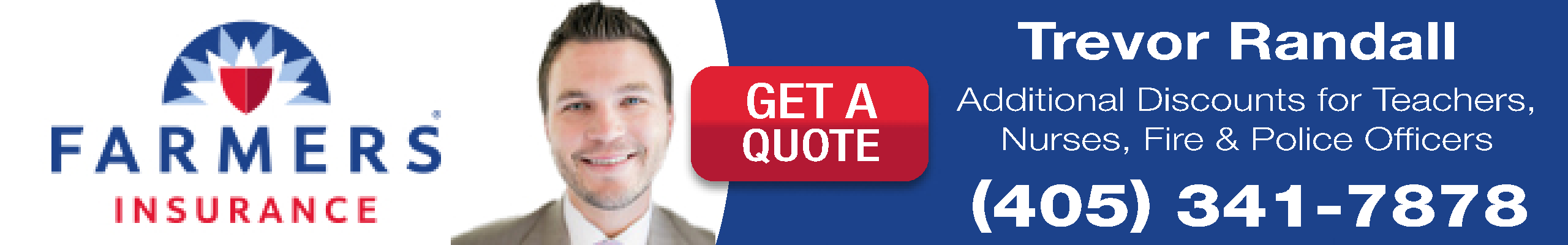 Advertisement image for Farmers Insurance